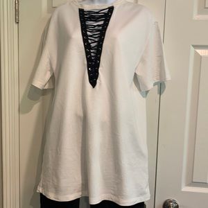 Dance and Marvel Lace up Tee